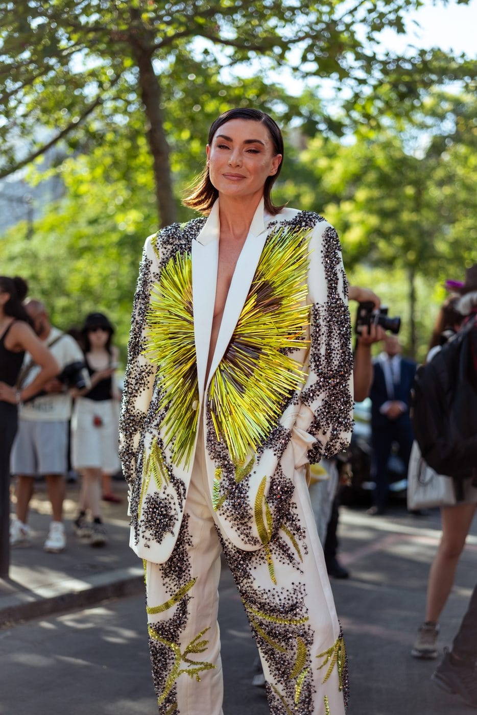 Germanier, arrivals, Paris Haute Couture Week, photograph 3