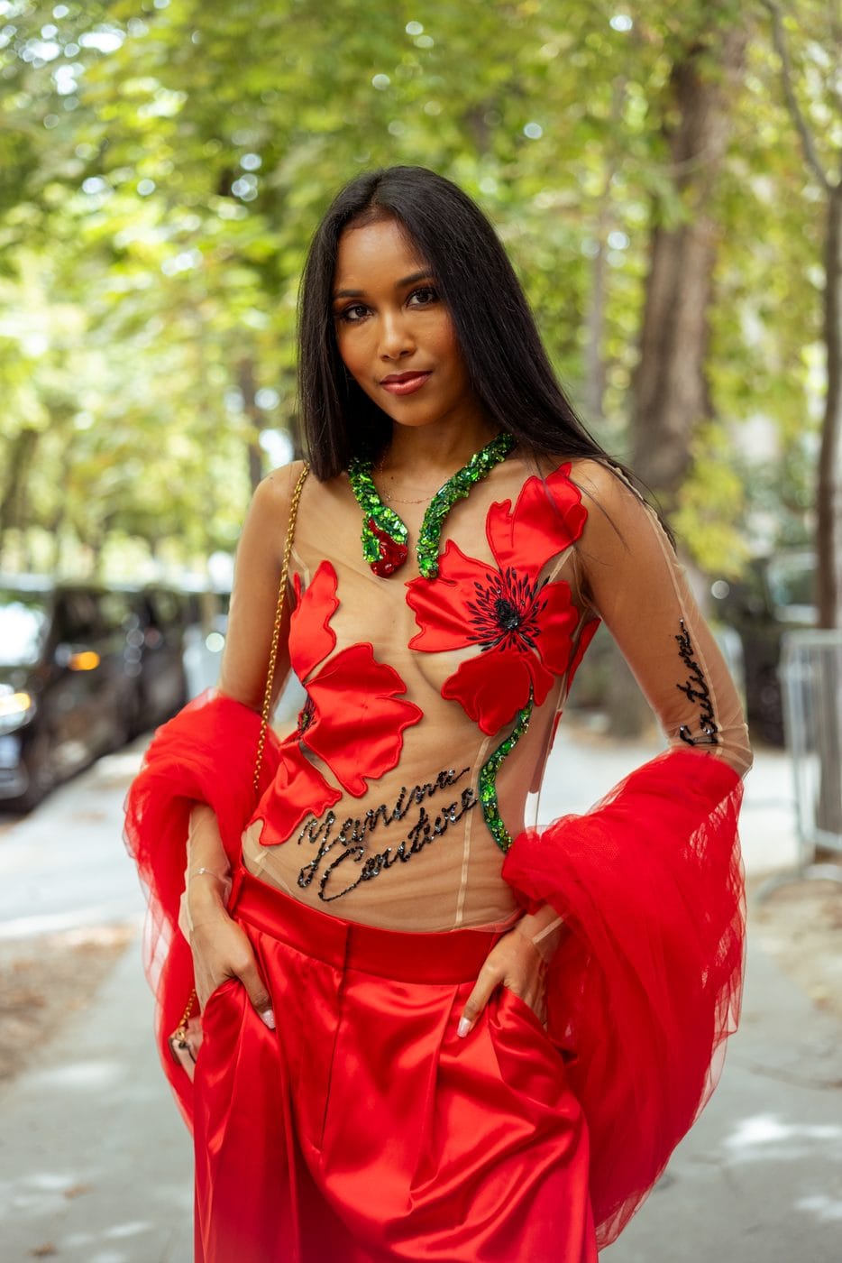 Yanina Couture, arrivals, Paris Haute Couture Week, photograph 42