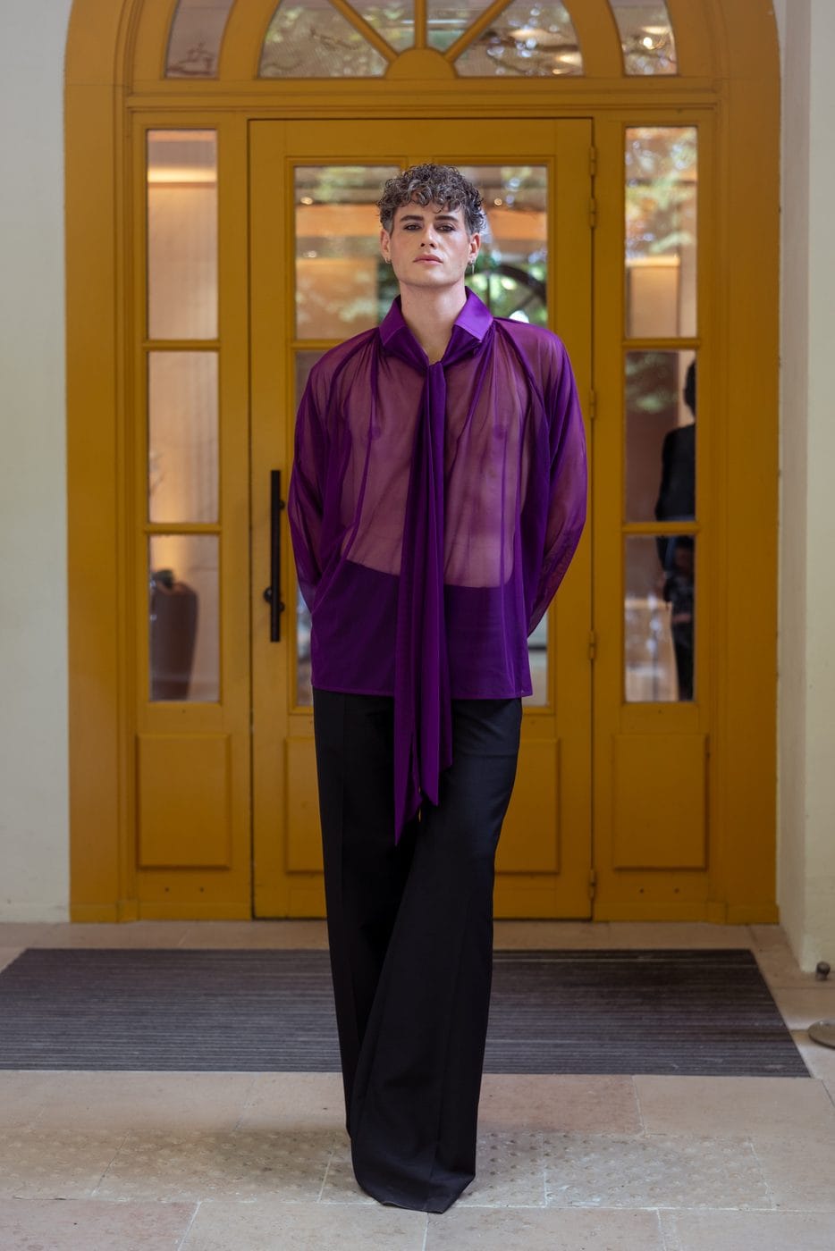Yanina Couture, arrivals, Paris Haute Couture Week, photograph 45