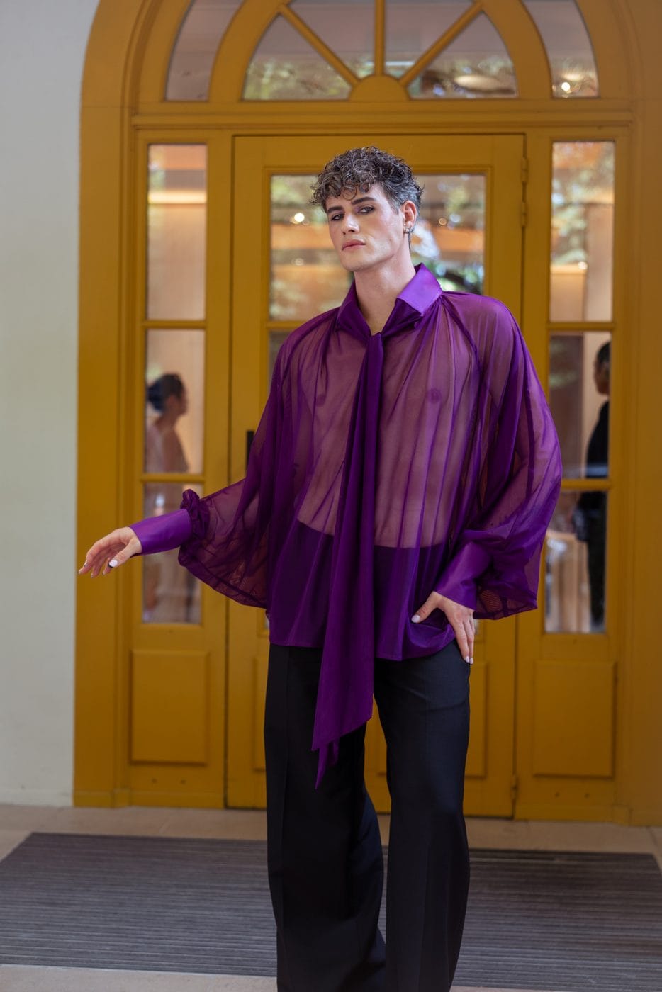 Yanina Couture, arrivals, Paris Haute Couture Week, photograph 46