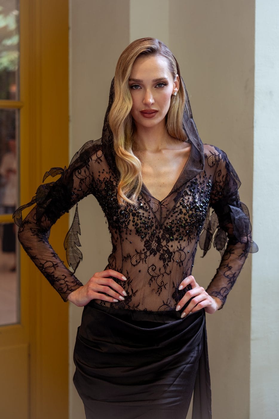 Yanina Couture, arrivals, Paris Haute Couture Week, photograph 50